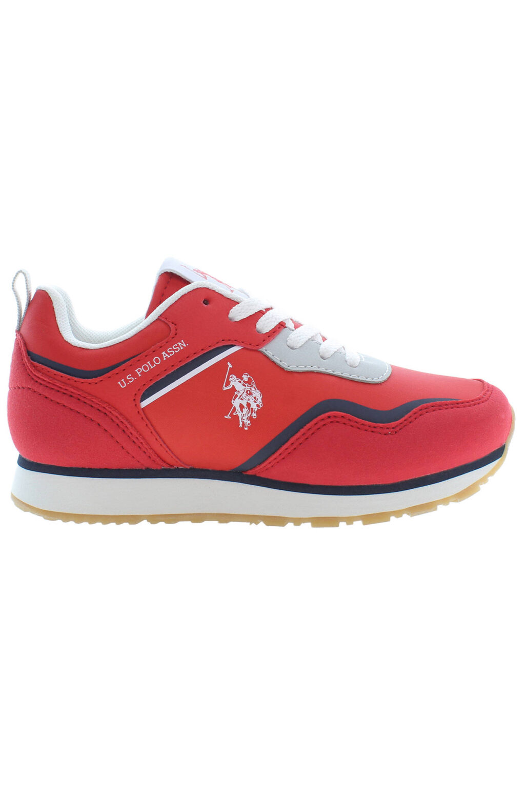 uspolobestpricecalzaturasportivabambinorosso_1 US POLO ASSN. Vaikiški Sportiniai bateliai