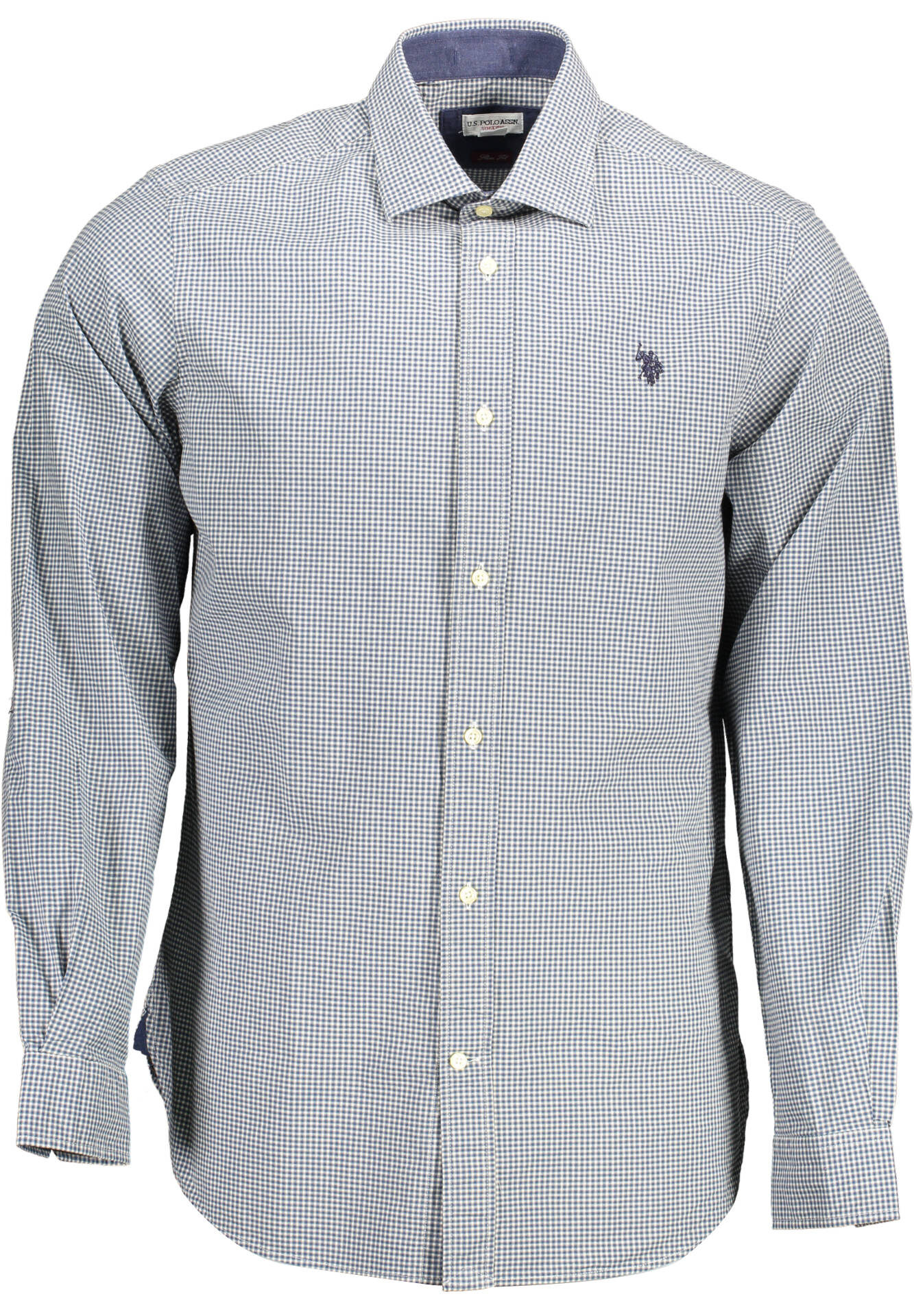 US POLO ASSN. MEN'S LONG-SLEEVED SHIRT, BLUE