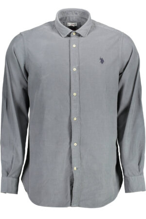 US POLO ASSN. MEN'S BLUE LONG-SLEEVED SHIRT