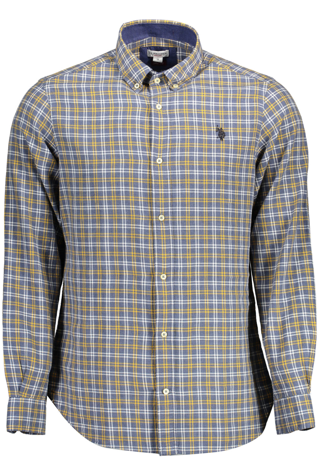 US POLO ASSN. MEN'S BLUE LONG-SLEEVED SHIRT