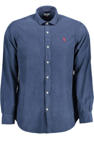 US POLO ASSN. MEN'S BLUE LONG-SLEEVED SHIRT
