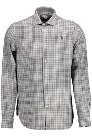US POLO ASSN. MEN'S LONG-SLEEVED SHIRT, GREY