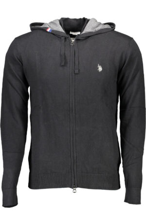 US POLO ASSN. juodas vyriškas kardiganas