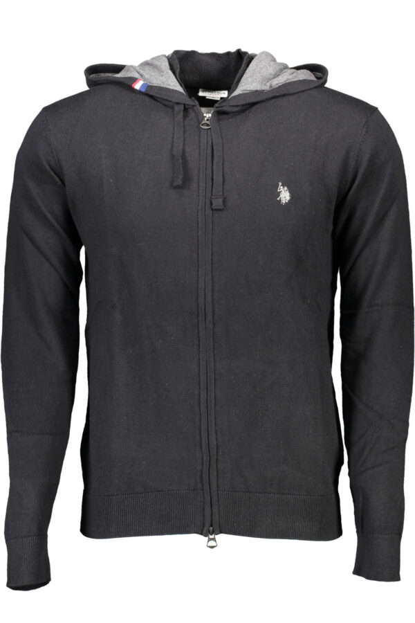 US POLO ASSN. juodas vyriškas kardiganas
