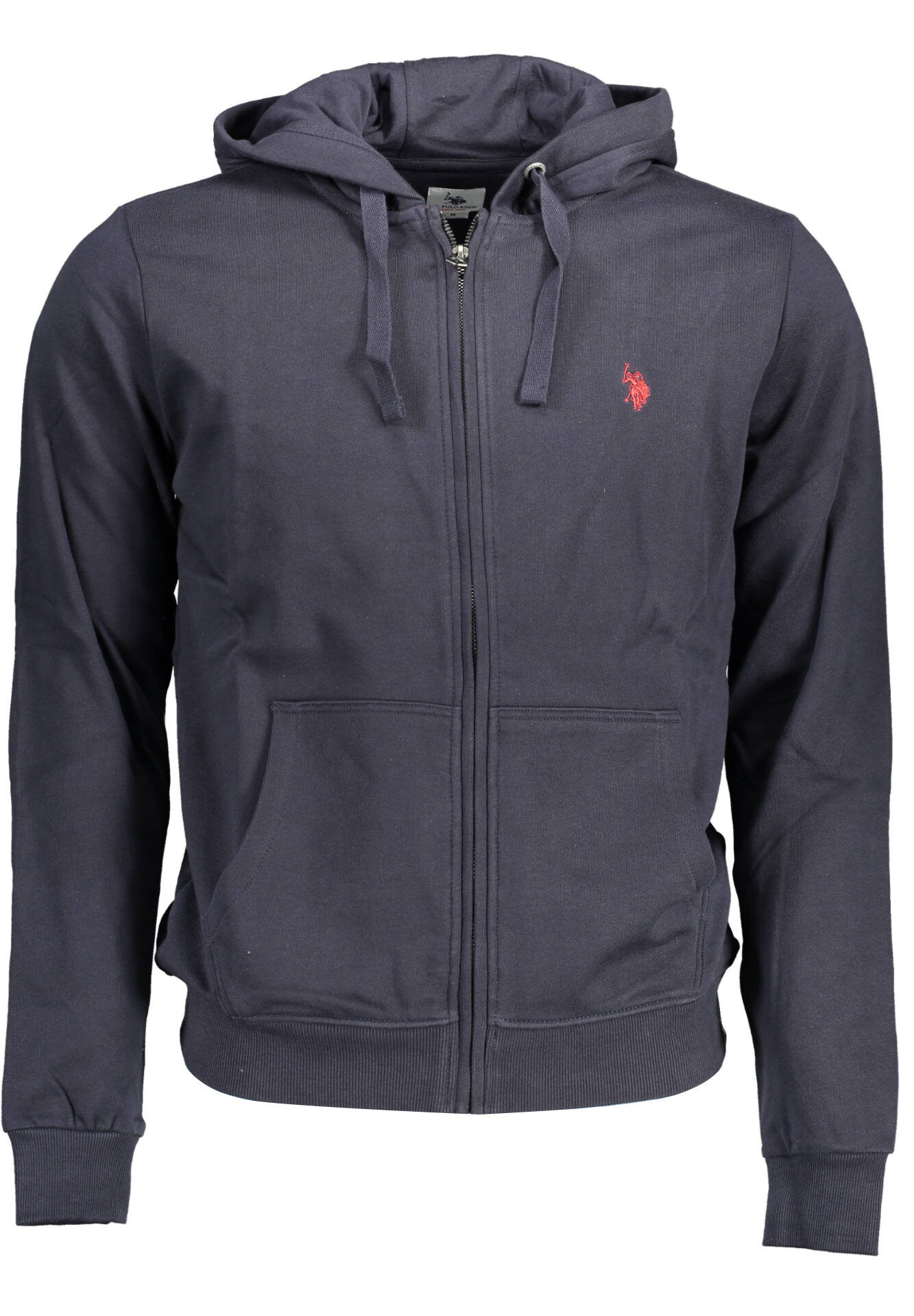 US POLO ASSN. MEN'S BLUE ZIP-UP SWEATSHIRT