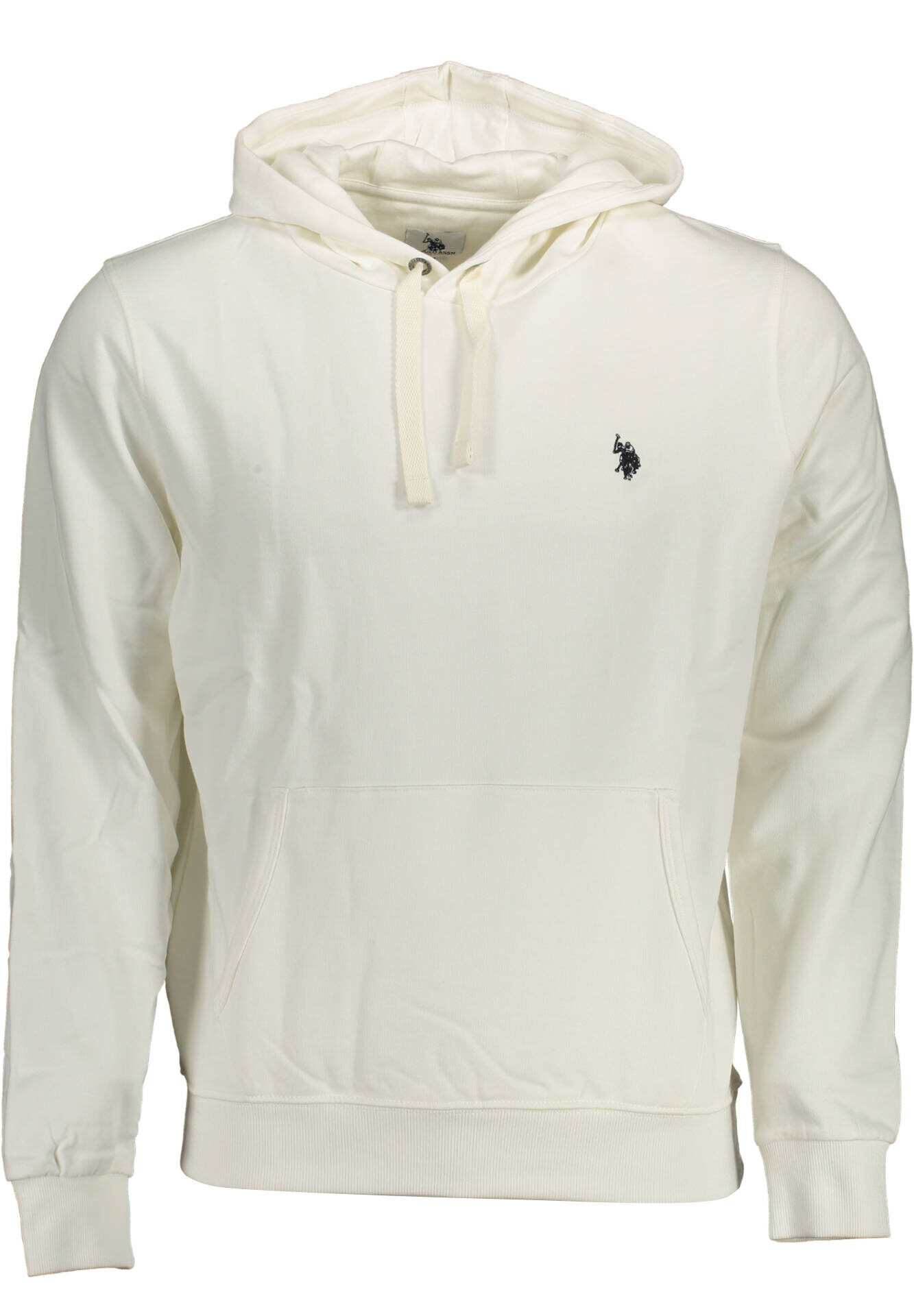 US POLO ASSN. MEN'S WHITE ZIP-UP SWEATSHIRT