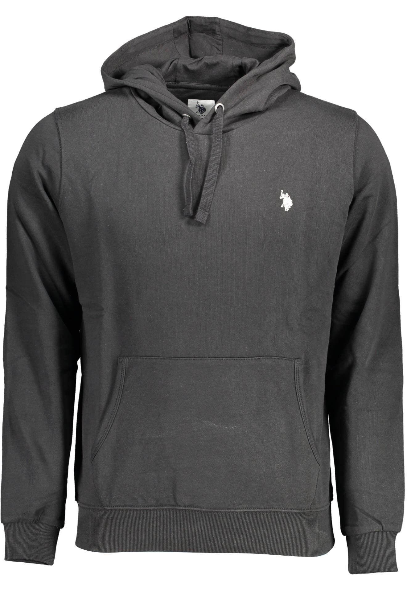 US POLO ASSN. MEN'S BLACK ZIP-UP SWEATSHIRT