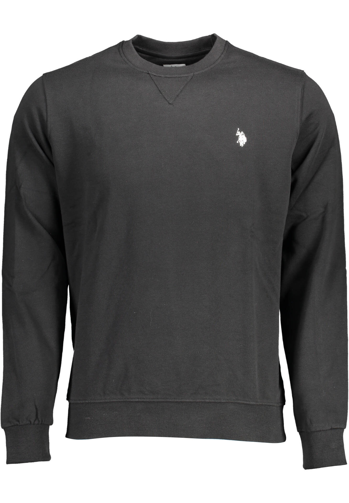 US POLO ASSN. MEN'S BLACK ZIP-UP SWEATSHIRT