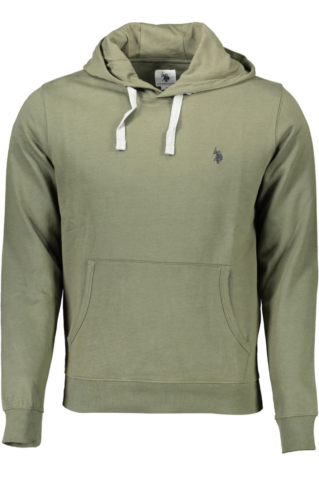 uspolofelpasenzazipuomoverde_1 US POLO ASSN. ŽALIAS VYRIŠKAS DŽEMPERIS SU UŽTRAUKTUKU