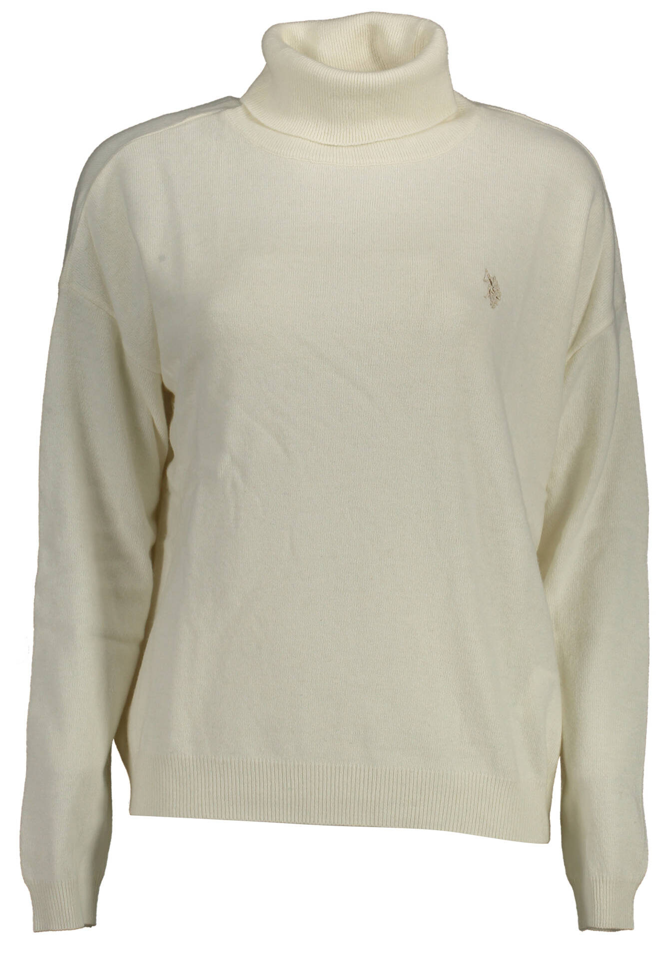 US POLO ASSN. WOMEN'S WHITE TURTLENECK