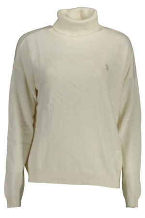 US POLO ASSN. WOMEN'S WHITE TURTLENECK