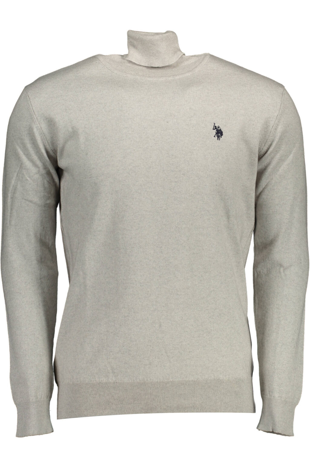 uspololupettouomogrigio_1 US POLO ASSN. PILKAS VYRIŠKAS MEGZTINIS AUKŠTU KAKLU