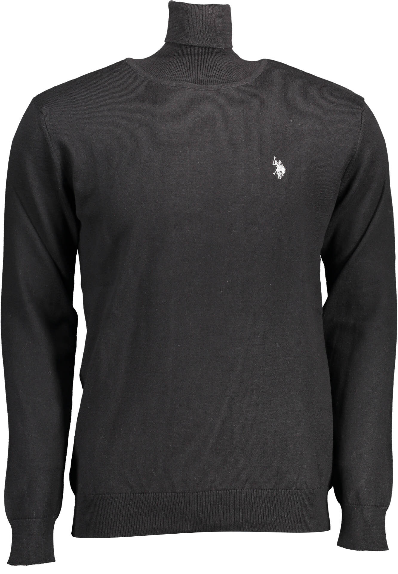 US POLO ASSN. MEN'S BLACK TURTLENECK