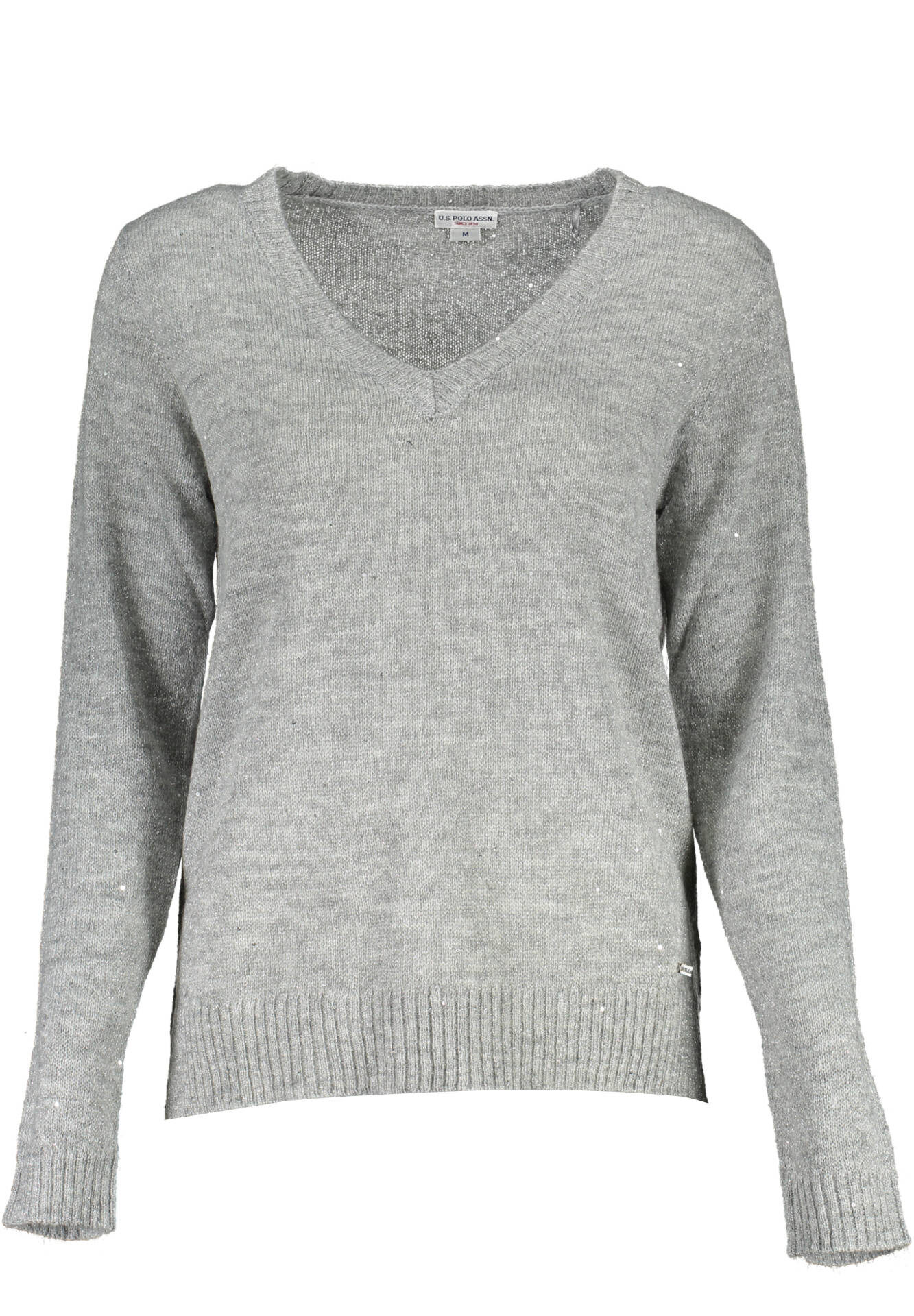 US POLO ASSN. WOMEN'S SILVER SWEATER