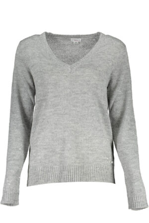 US POLO ASSN. WOMEN'S SILVER SWEATER