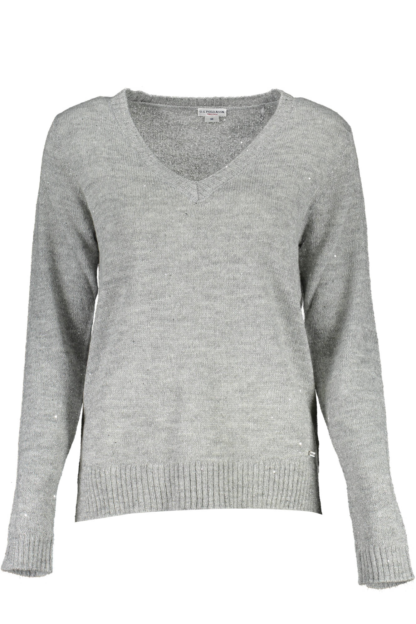 US POLO ASSN. WOMEN'S SILVER SWEATER US POLO ASSN. WOMEN'S SILVER SWEATER