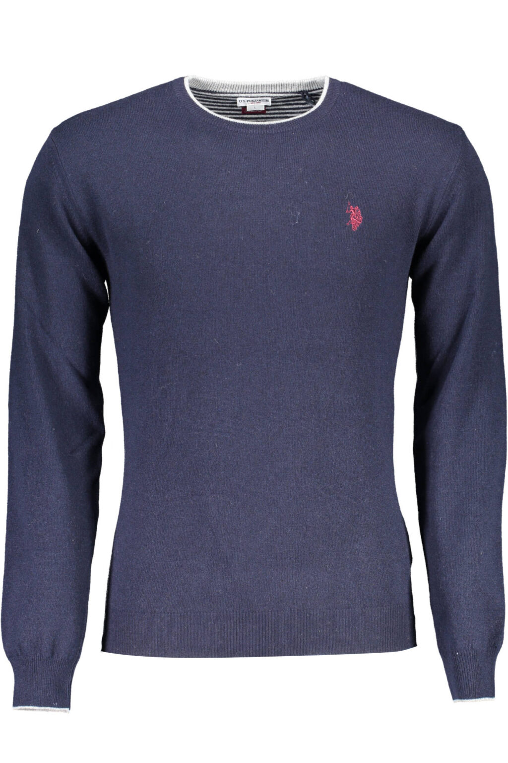 uspolomaglioneuomoblu_1 US POLO ASSN. MĖLYNAS VYRIŠKAS MEGZTINIS