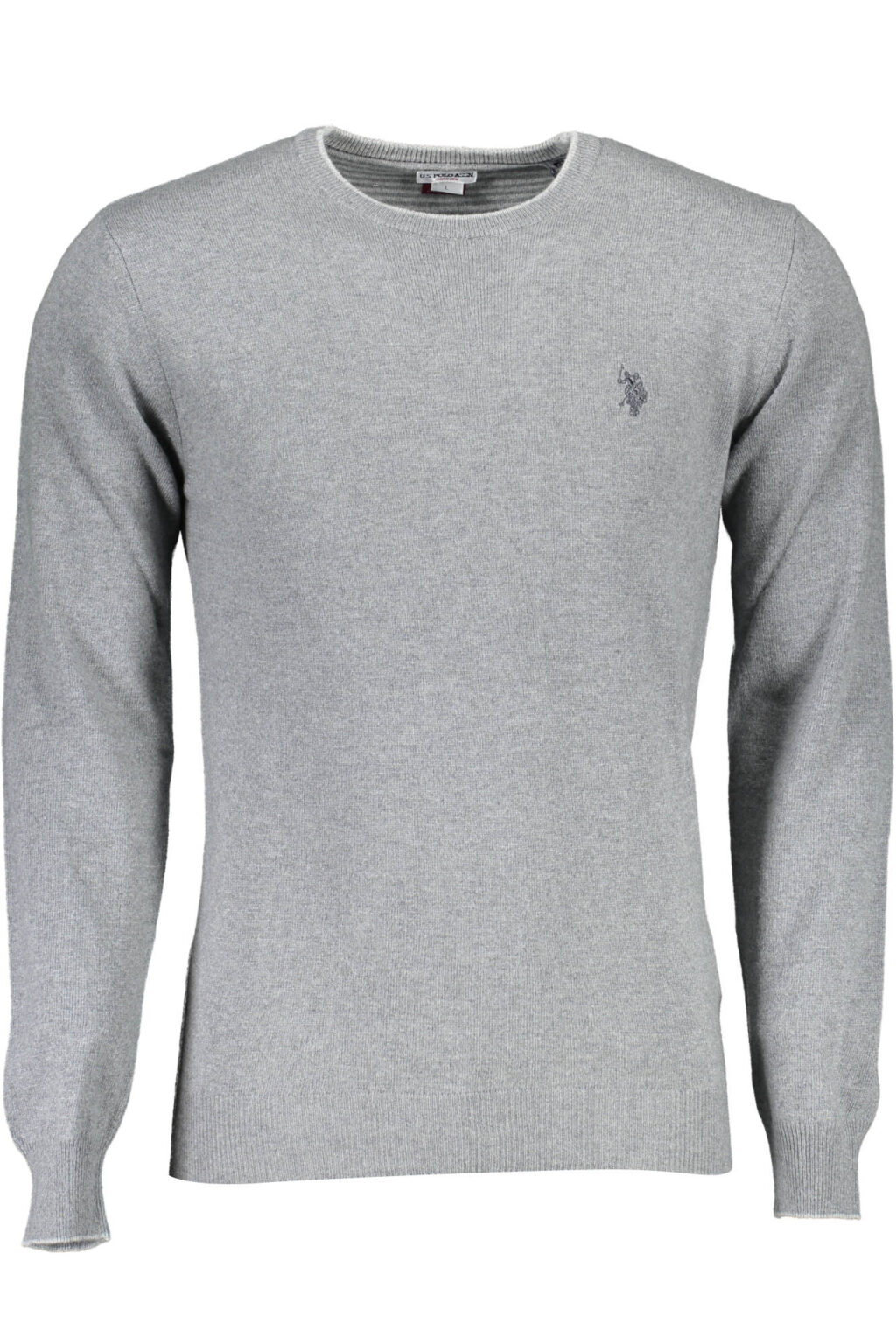 uspolomaglioneuomogrigio_1 US POLO ASSN. pilkas vyriškas megztinis