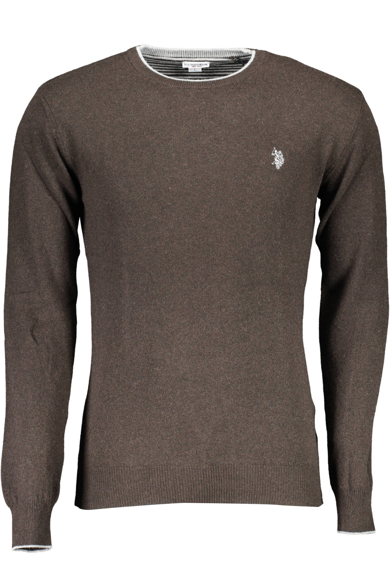 US POLO ASSN. MEN'S BROWN SWEATER