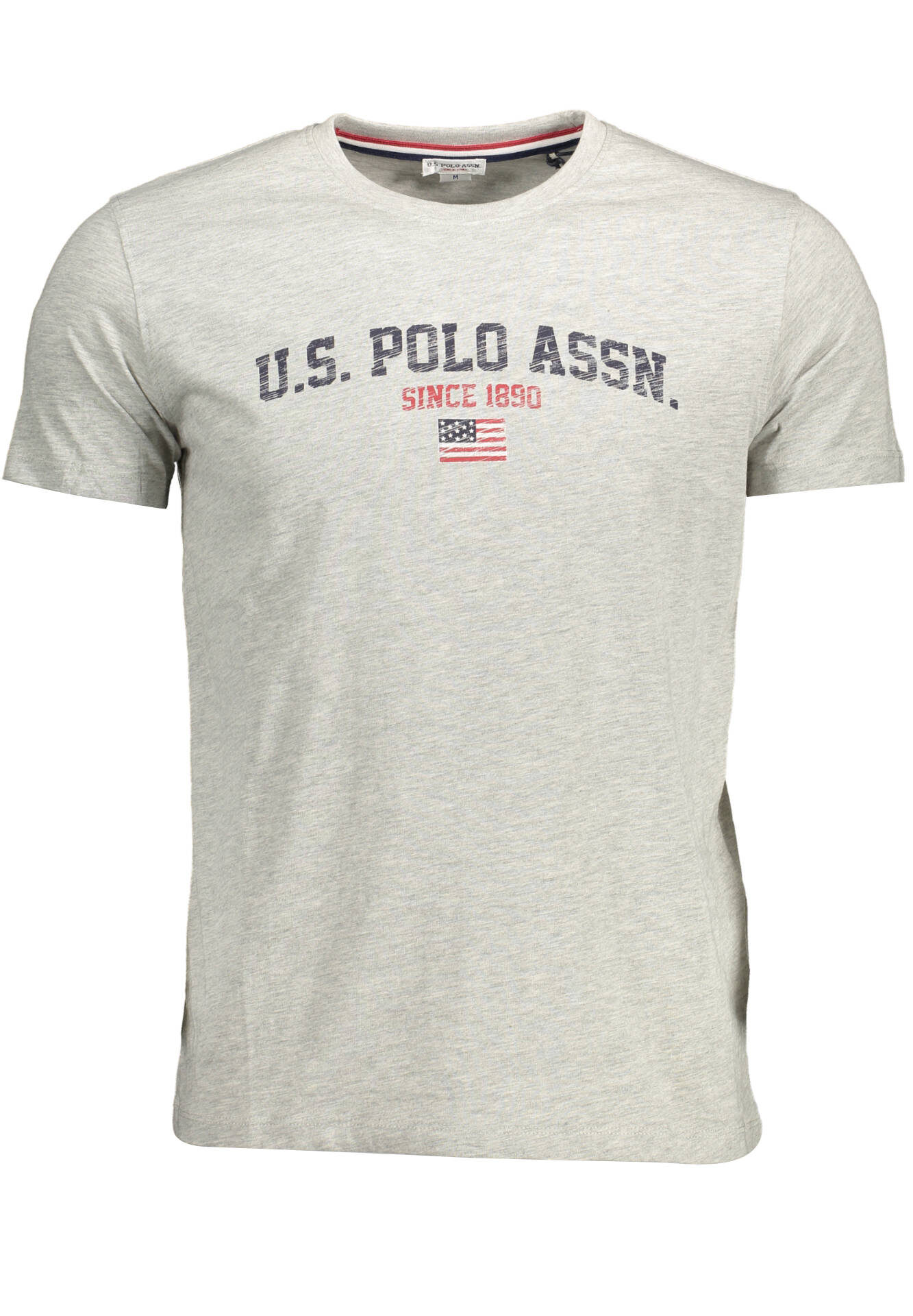 US POLO ASSN. MEN'S SHORT-SLEEVE T-SHIRT, GREY