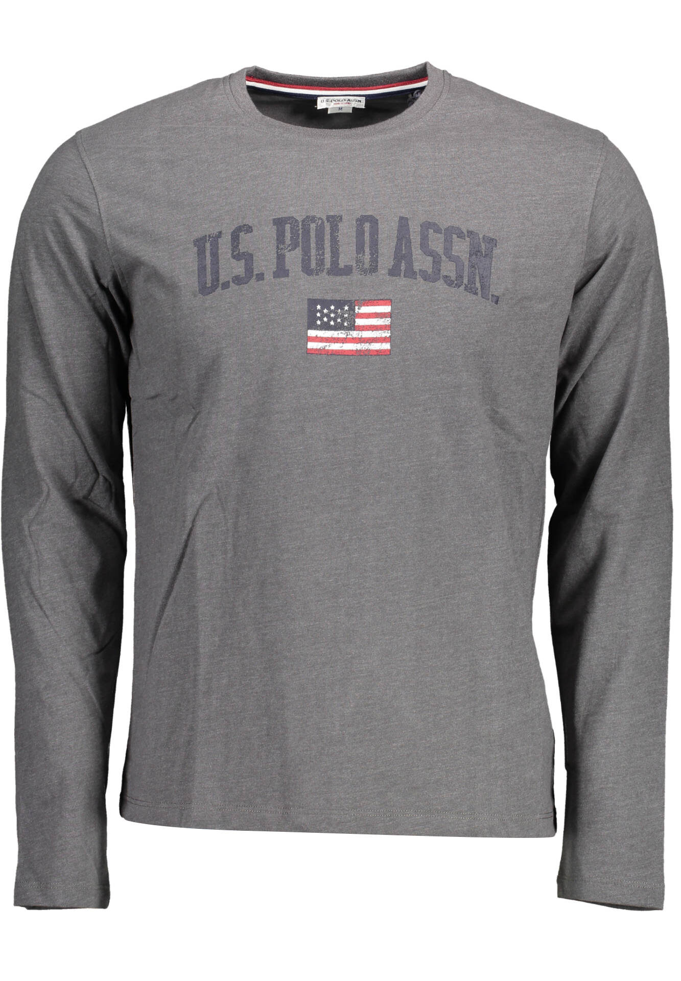 US POLO ASSN. MEN'S LONG-SLEEVE T-SHIRT, GREY