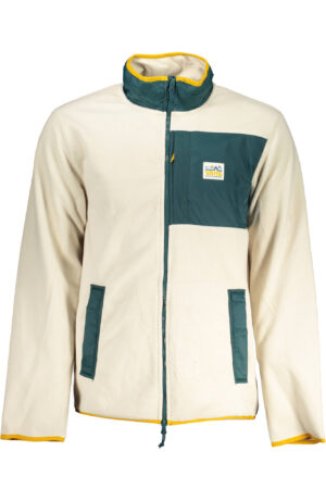 VANS MEN'S BEIGE ZIPPED SWEATSHIRT