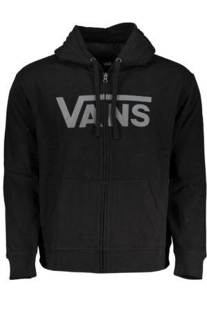 VANS juodas vyriškas džemperis su užtrauktuku