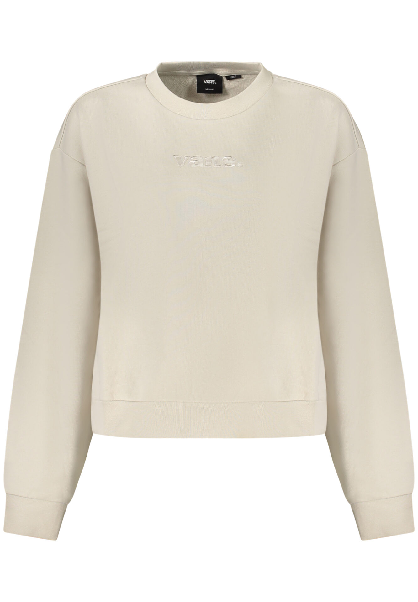 VANS WOMEN'S ZIP-UP SWEATSHIRT IN BEIGE