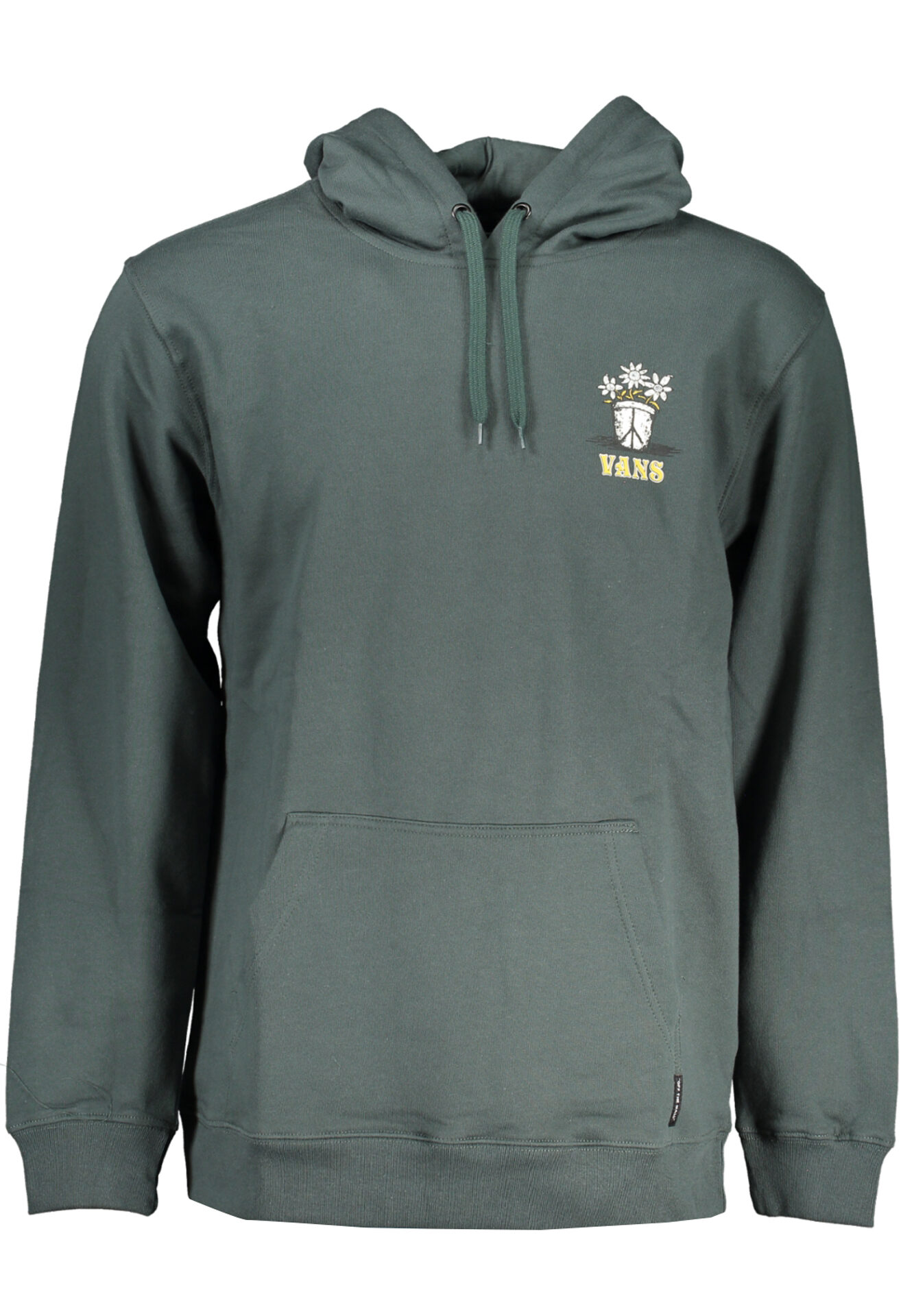 VANS GREEN MEN'S ZIPLESS SWEATSHIRT