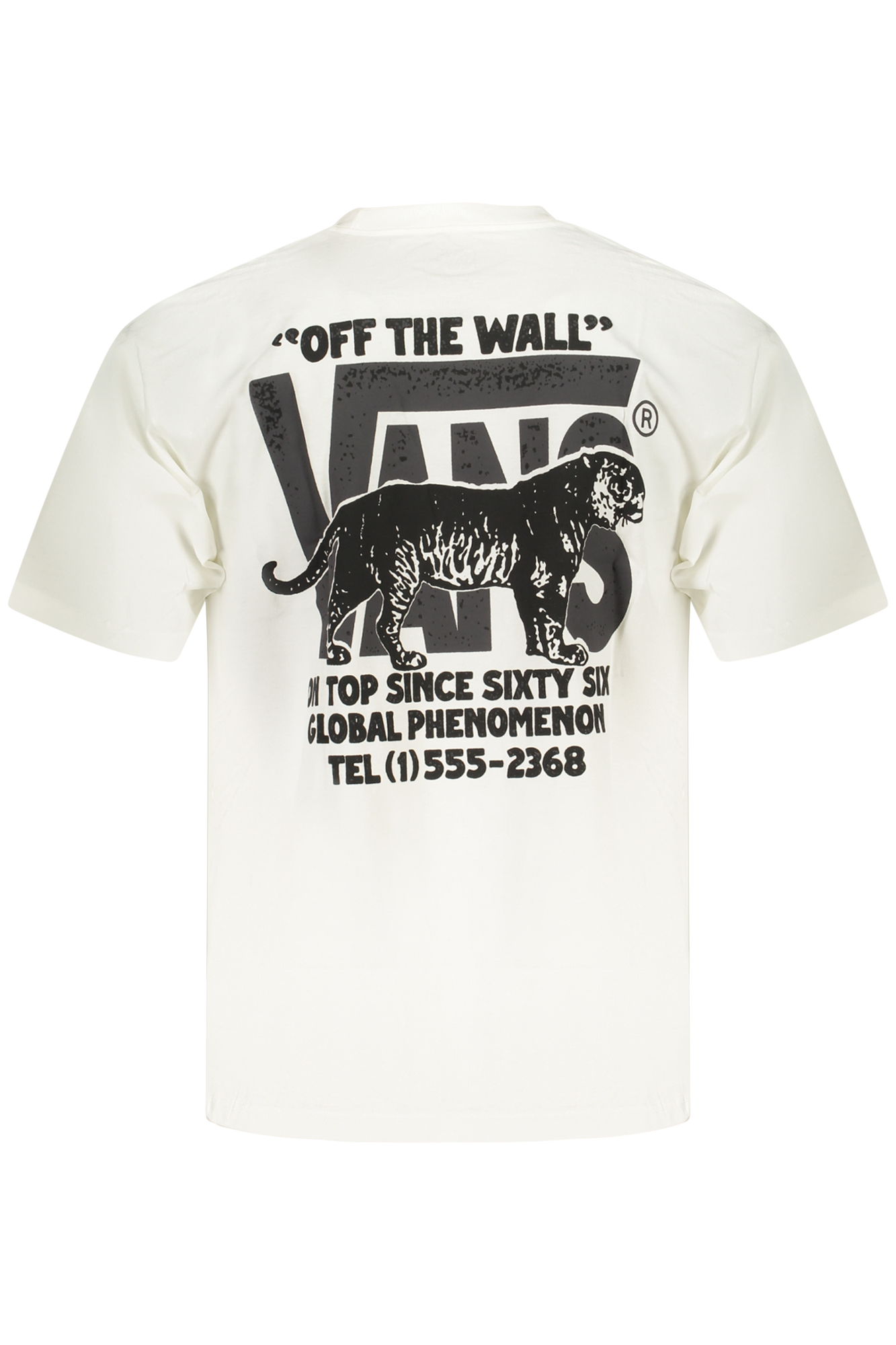 VANS vyriški balti marškinėliai trumpomis rankovėmis VANS vyriški balti marškinėliai trumpomis rankovėmis - Image 2