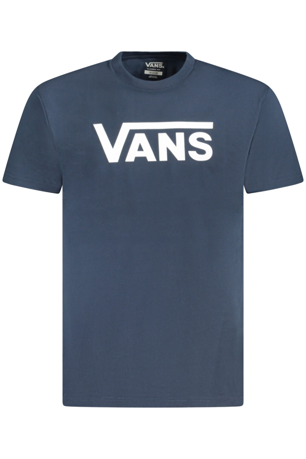 vanst-shirtmanichecorteuomoblu_1 VANS mėlyni vyriški marškinėliai trumpomis rankovėmis