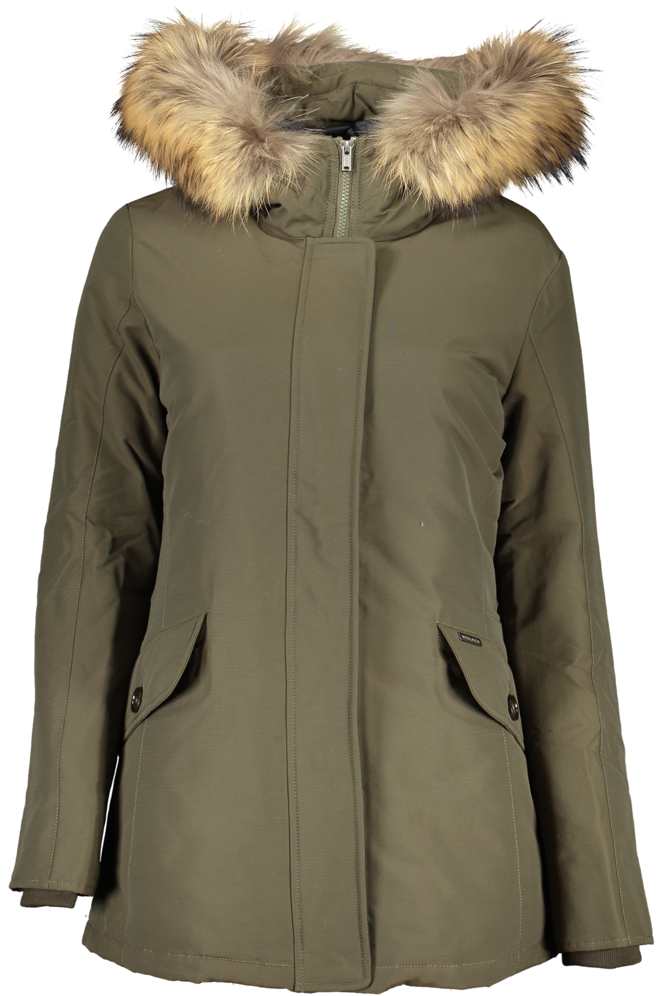 WOOLRICH žalia moteriška striukė WOOLRICH žalia moteriška striukė