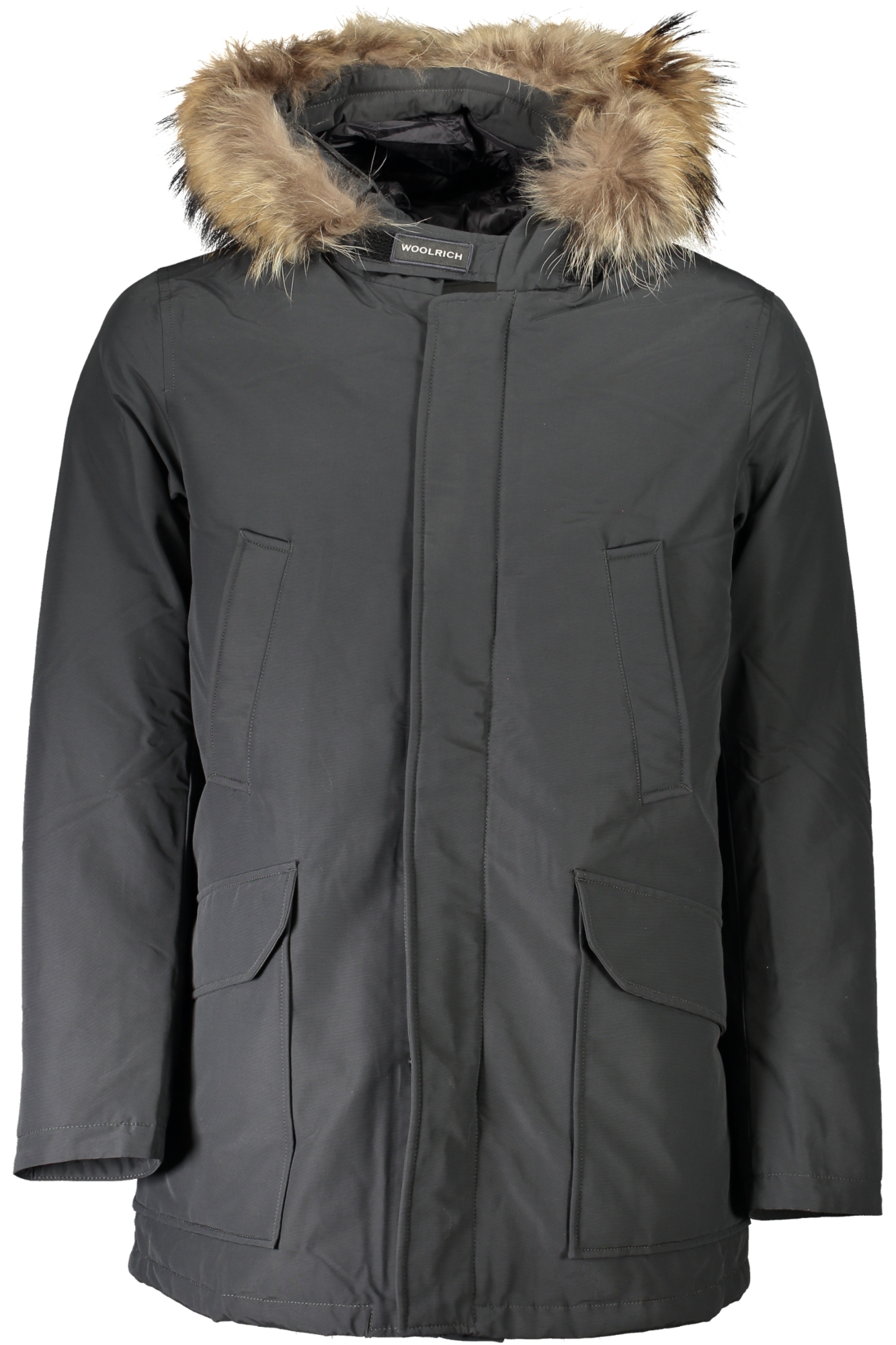 WOOLRICH pilka vyriška striukė WOOLRICH pilka vyriška striukė