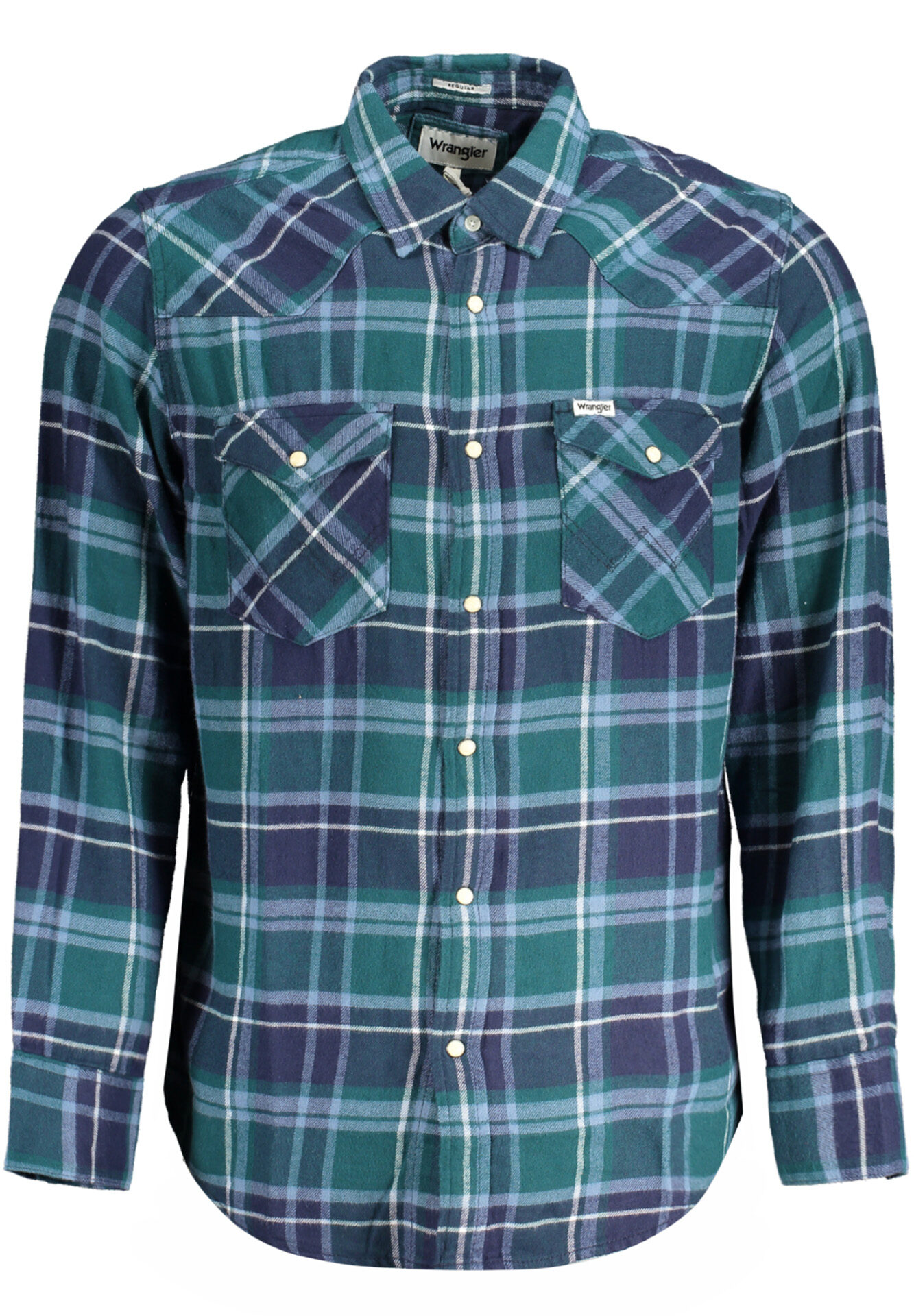 WRANGLER LONG SLEEVE SHIRT MEN GREEN
