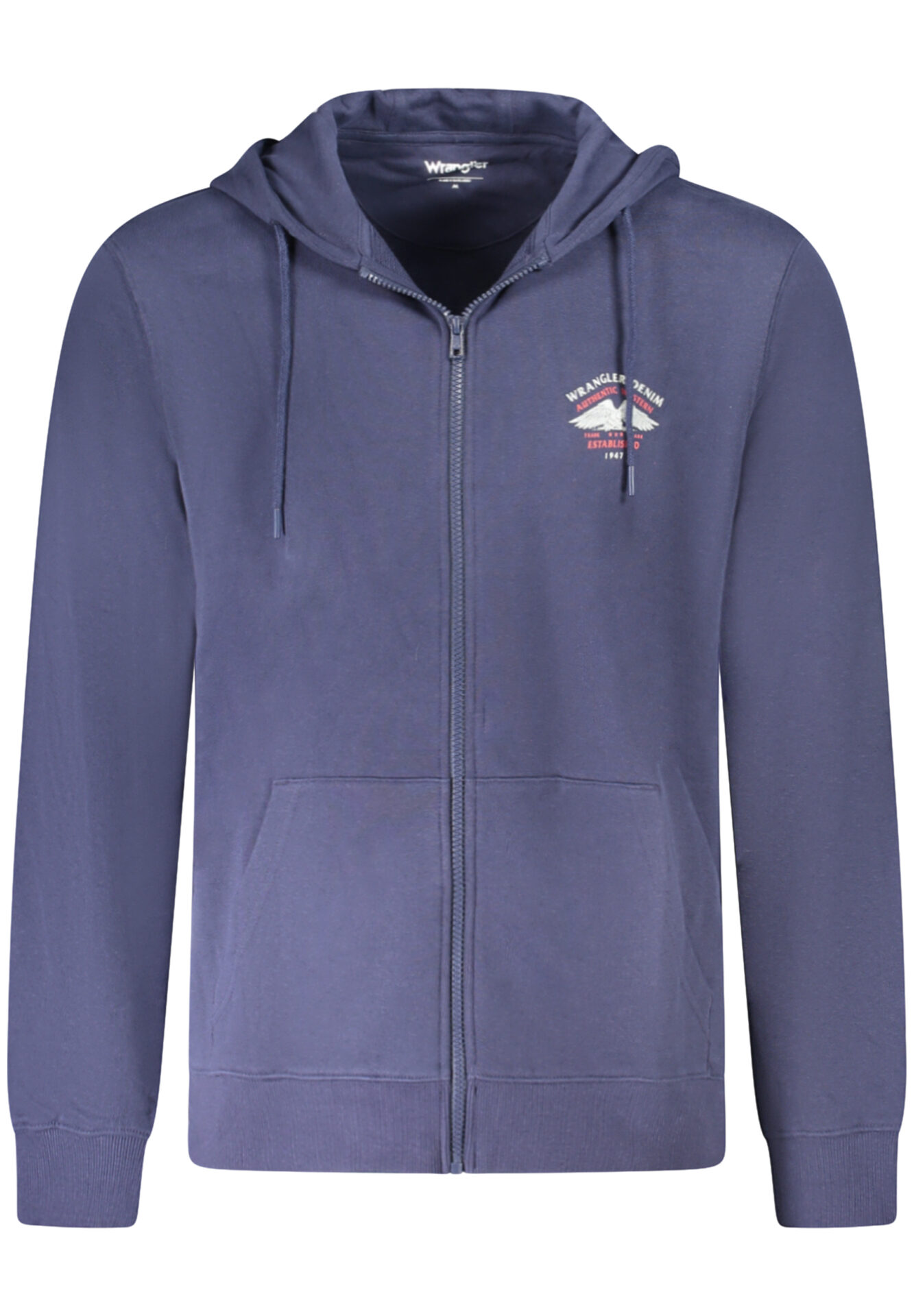 WRANGLER MEN'S ZIP-UP SWEATSHIRT BLUE