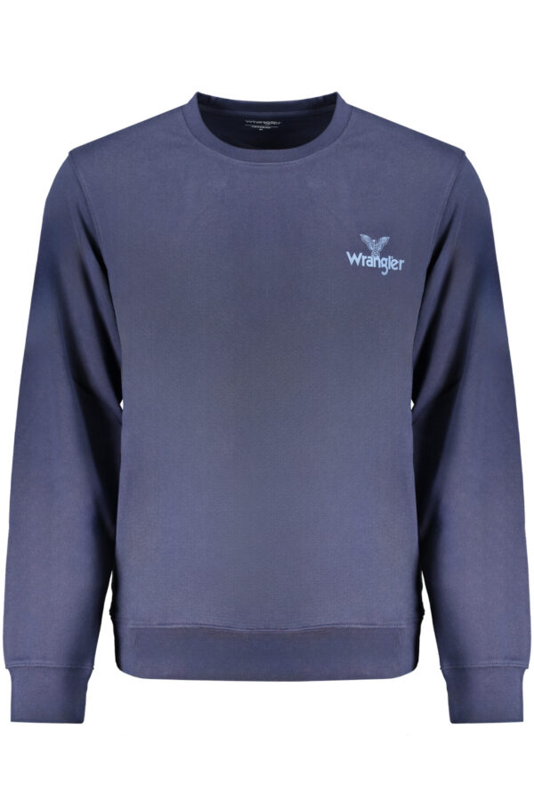 WRANGLER mėlynas vyriškas džemperis su užtrauktuku