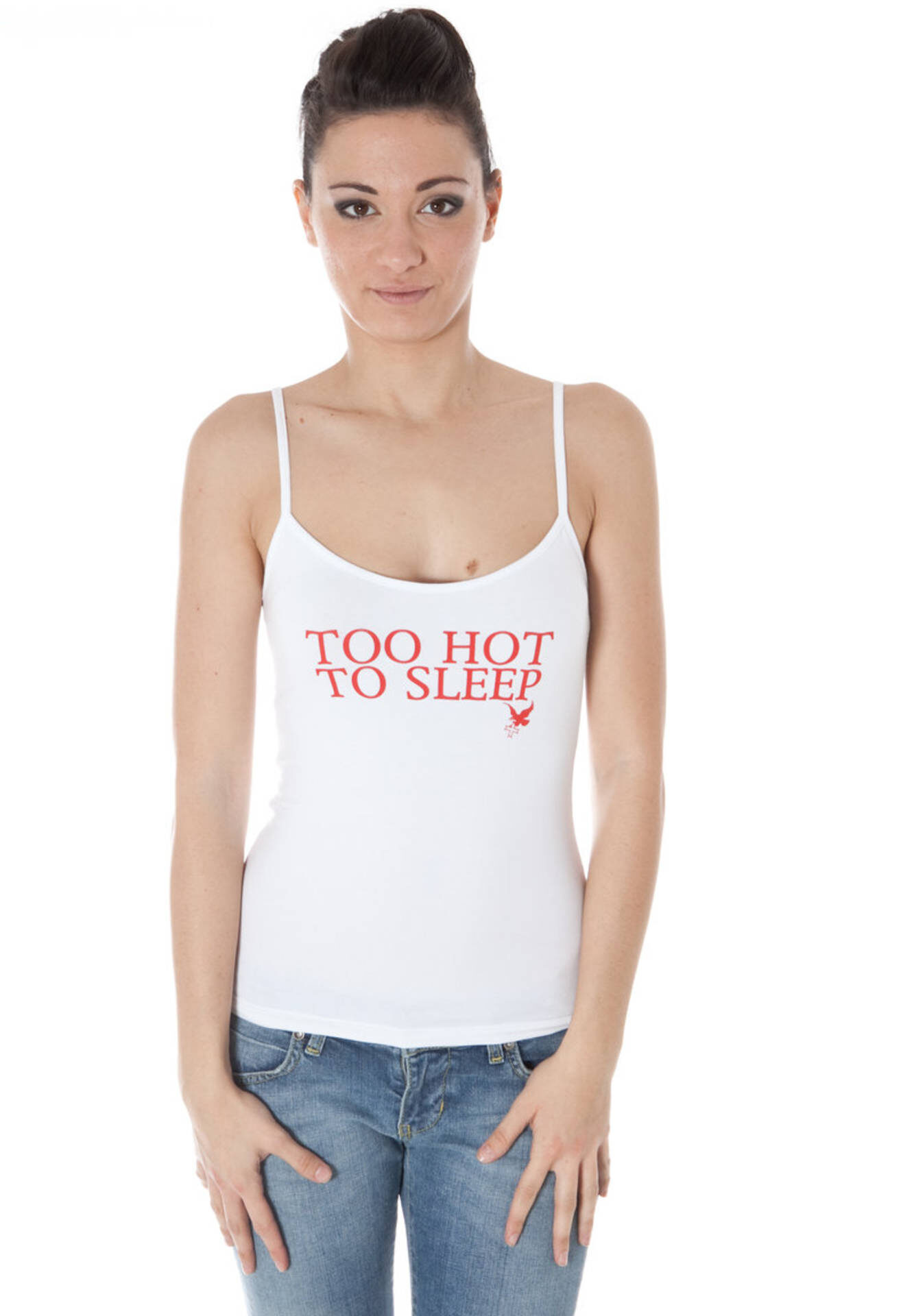 ZUELEMENTS WHITE WOMAN TANK