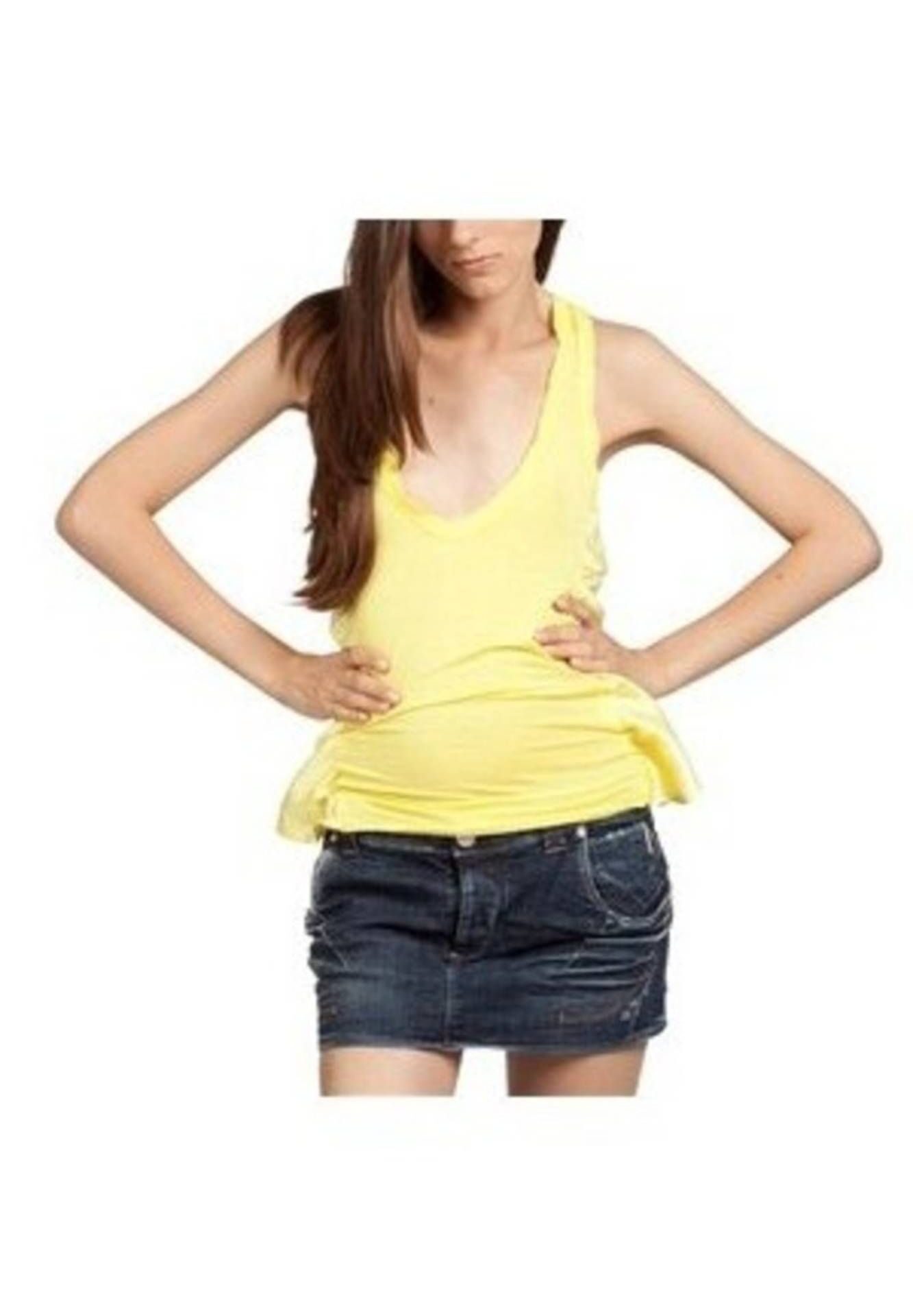 ZUELEMENTS YELLOW WOMAN TANK