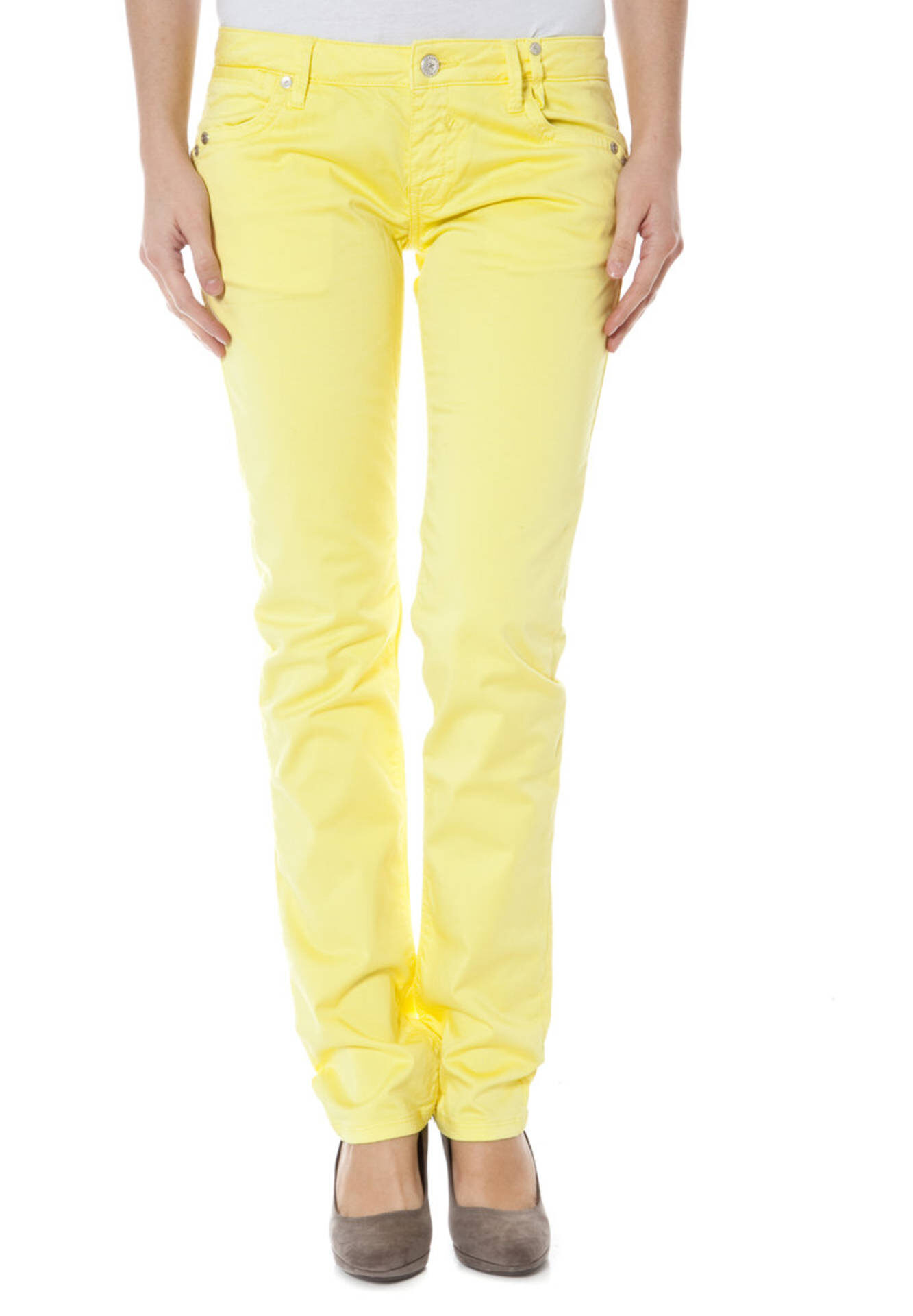 ZUELEMENTS YELLOW WOMAN TROUSERS