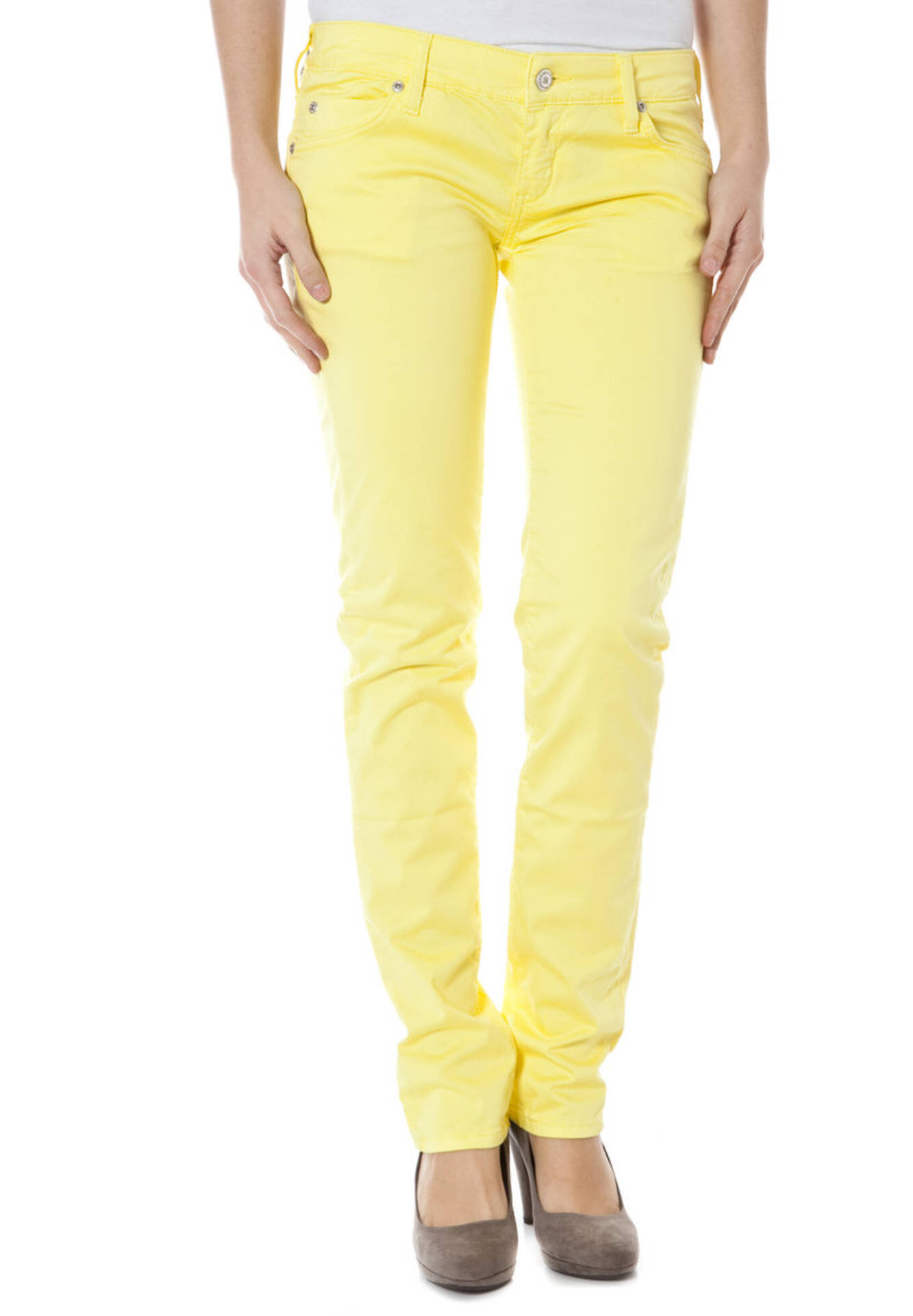 ZUELEMENTS YELLOW WOMAN TROUSERS