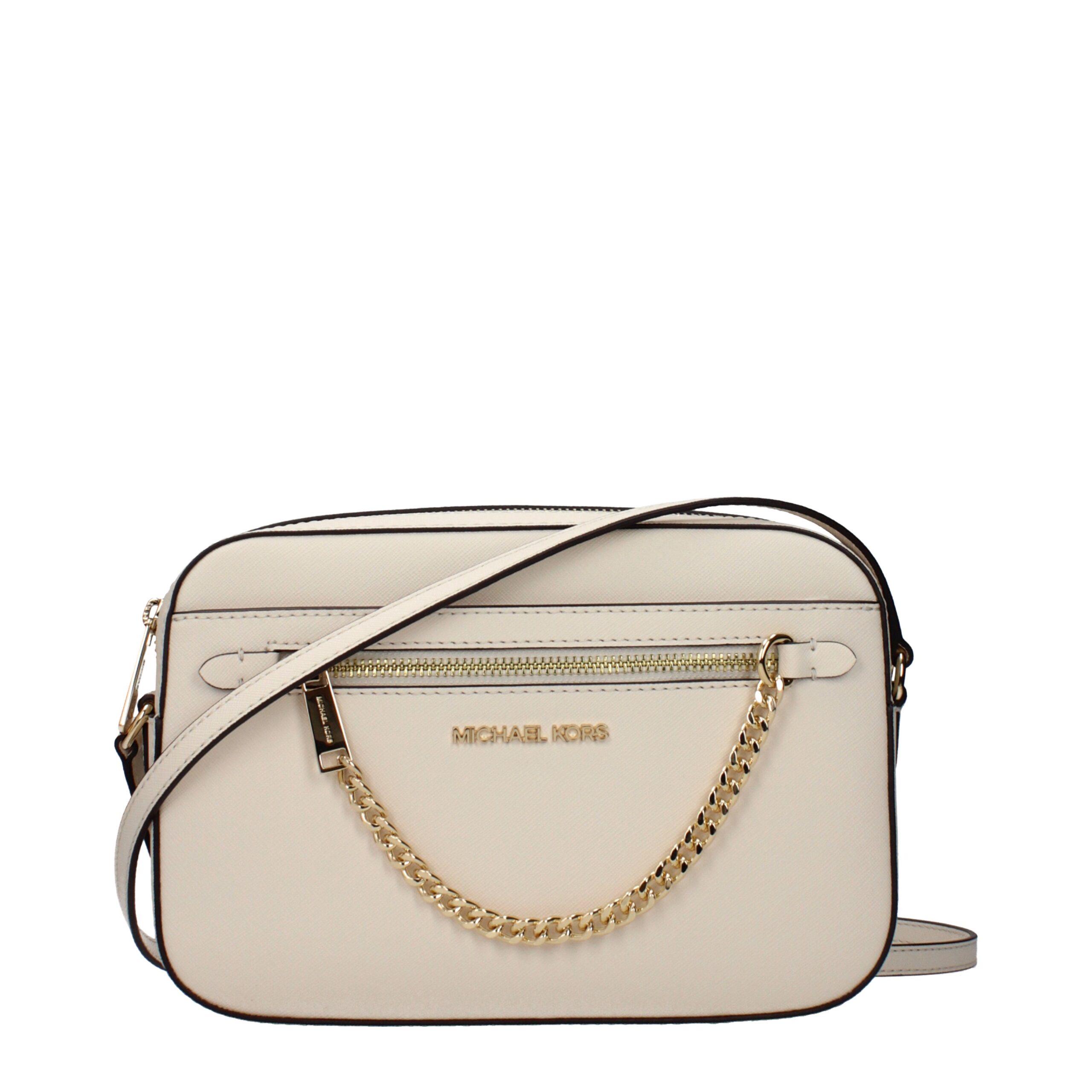 Michael Kors Beige Leather Crossbody Bag Michael Kors Beige Leather Crossbody Bag