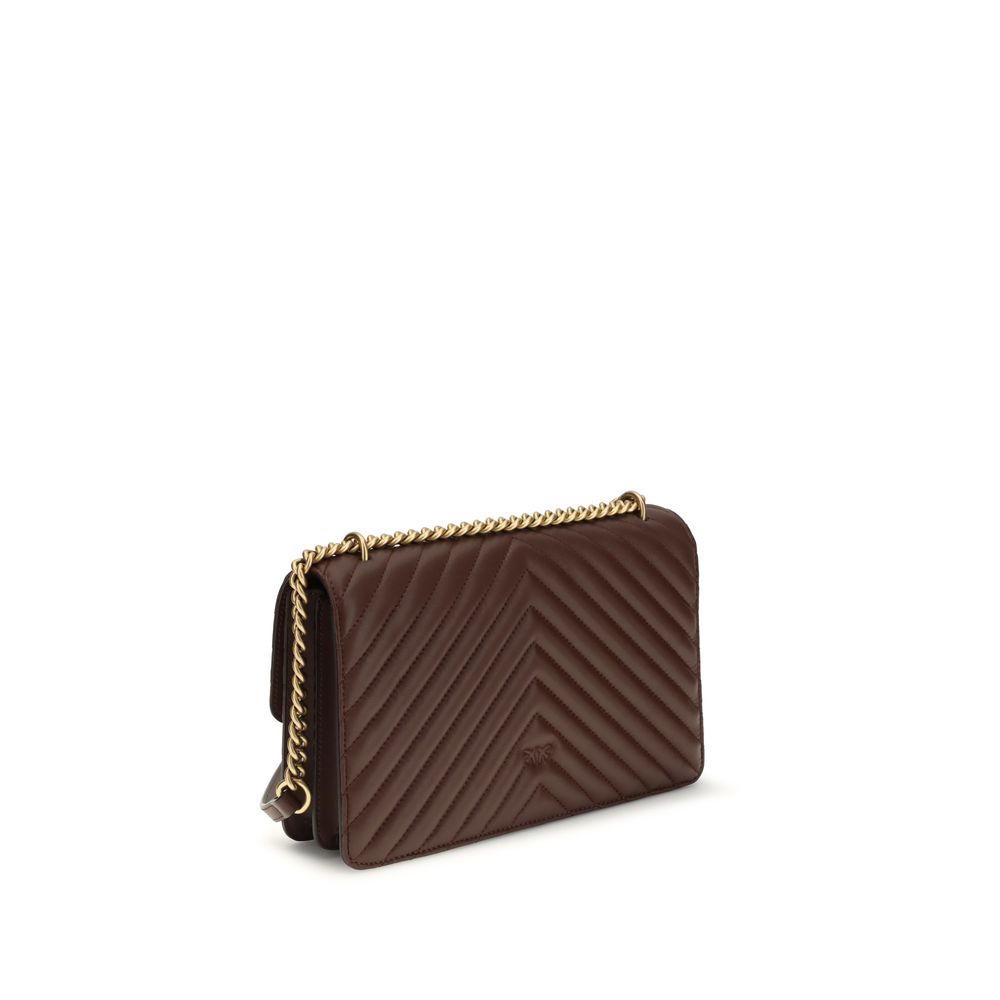 PINKO Brown Calf Leather Bos Taurus Shoulder Bag PINKO Brown Calf Leather Bos Taurus Shoulder Bag - Image 3