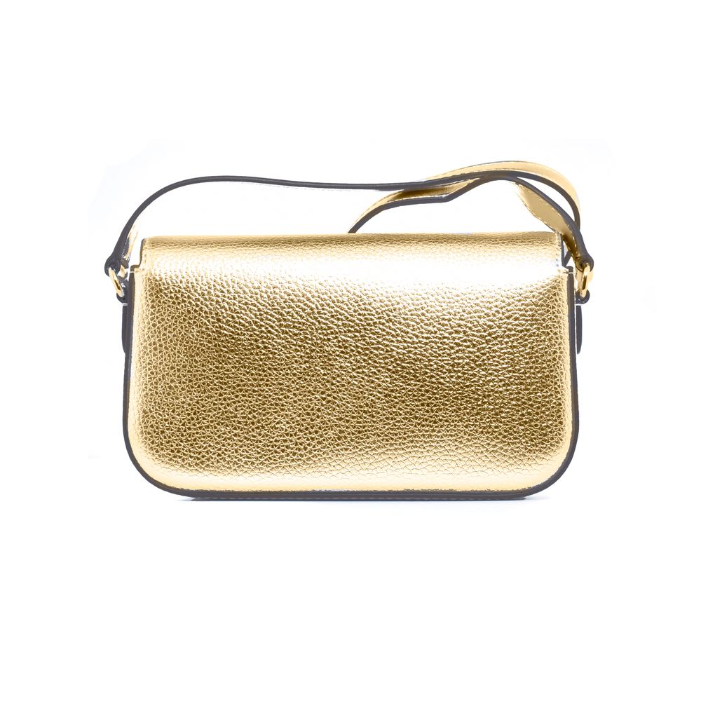 Michael Kors Gold Leather Crossbody Bag Michael Kors Gold Leather Crossbody Bag - Image 2