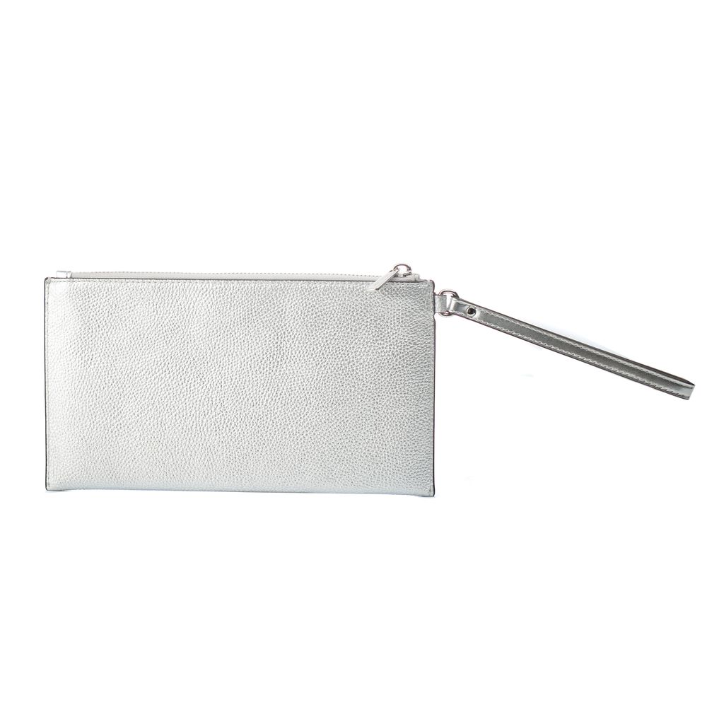 Michael Kors Gray Leather Clutch Bag Michael Kors Gray Leather Clutch Bag - Image 2
