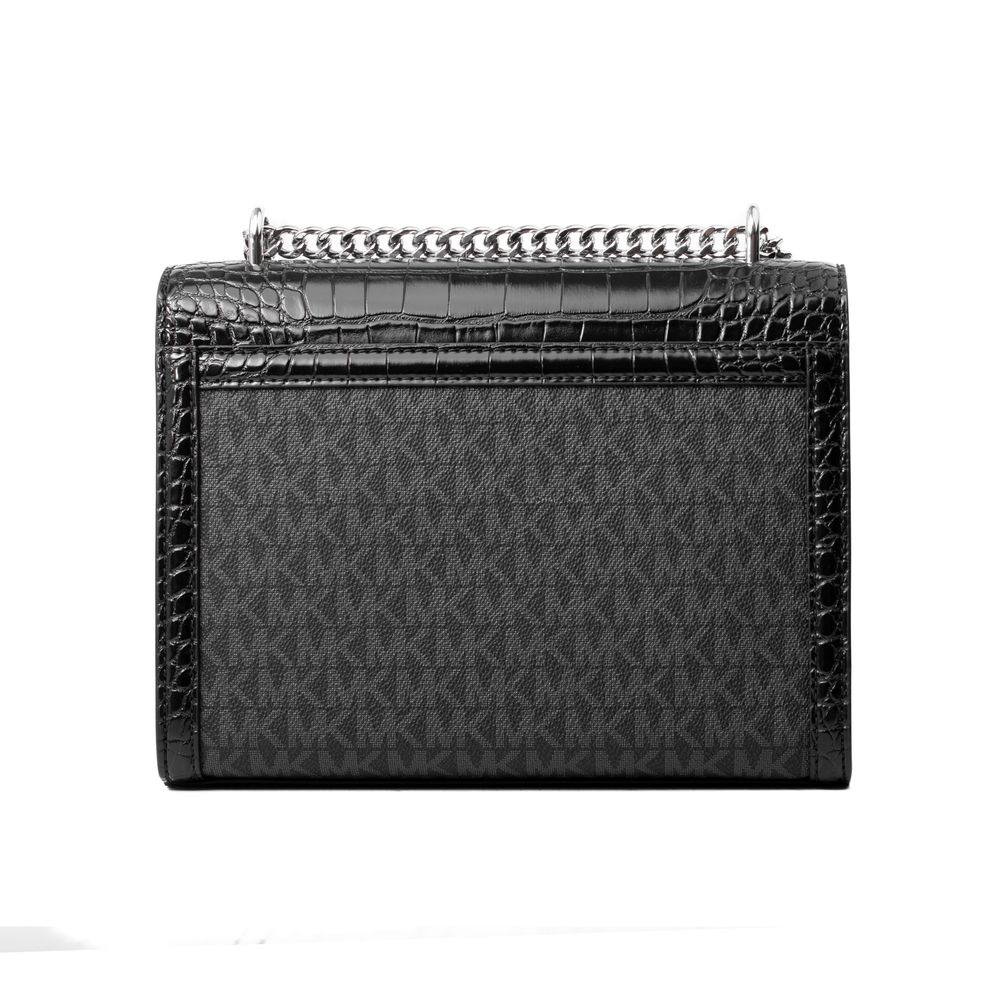 Michael Kors Black Canvas Crossbody Bag Michael Kors Black Canvas Crossbody Bag - Image 2