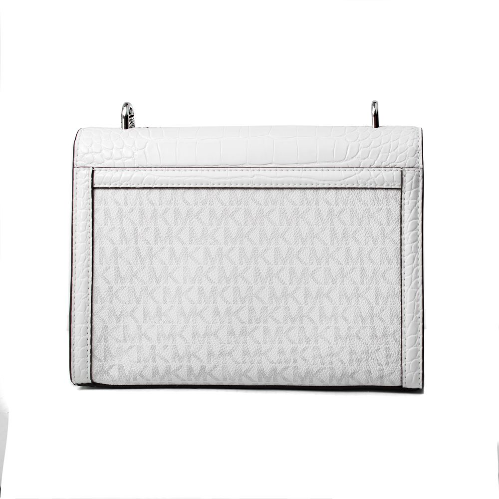 Michael Kors White Canvas Crossbody Bag Michael Kors White Canvas Crossbody Bag - Image 2
