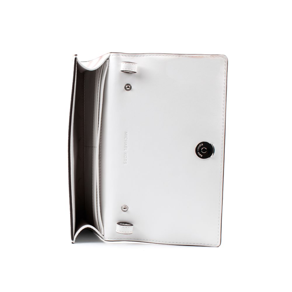 Michael Kors White Leather Crossbody Bag Michael Kors White Leather Crossbody Bag - Image 3