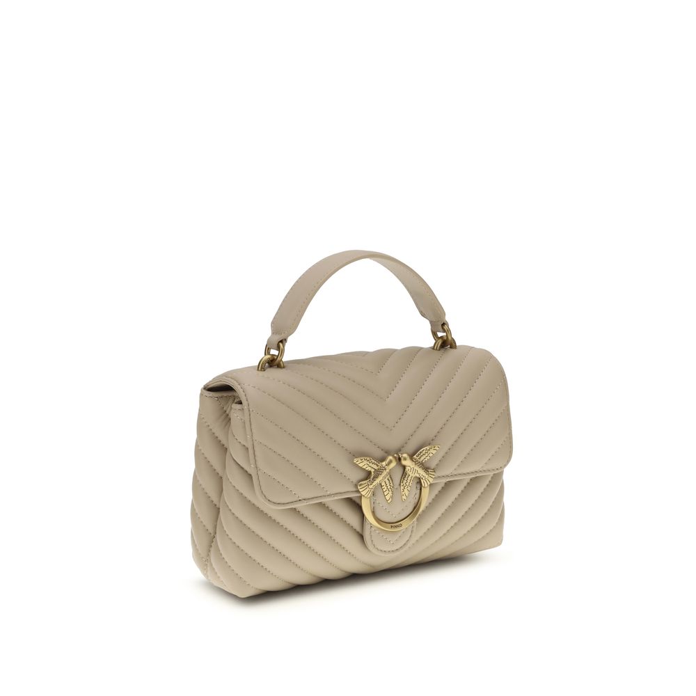 PINKO Beige Calf Leather Bos Taurus Handbag PINKO Beige Calf Leather Bos Taurus Handbag - Image 2