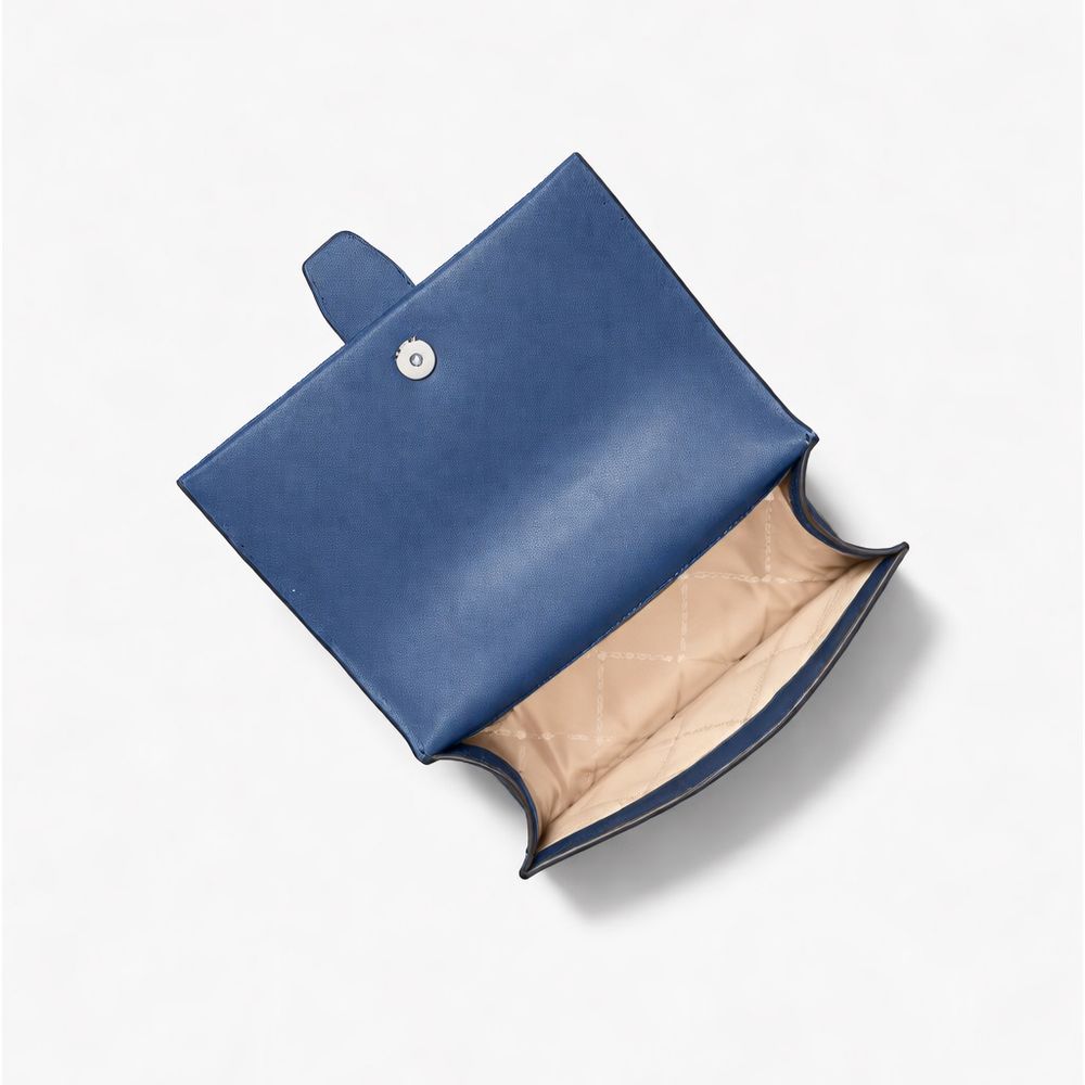 Michael Kors Blue Canvas Crossbody Bag Michael Kors Blue Canvas Crossbody Bag - Image 3