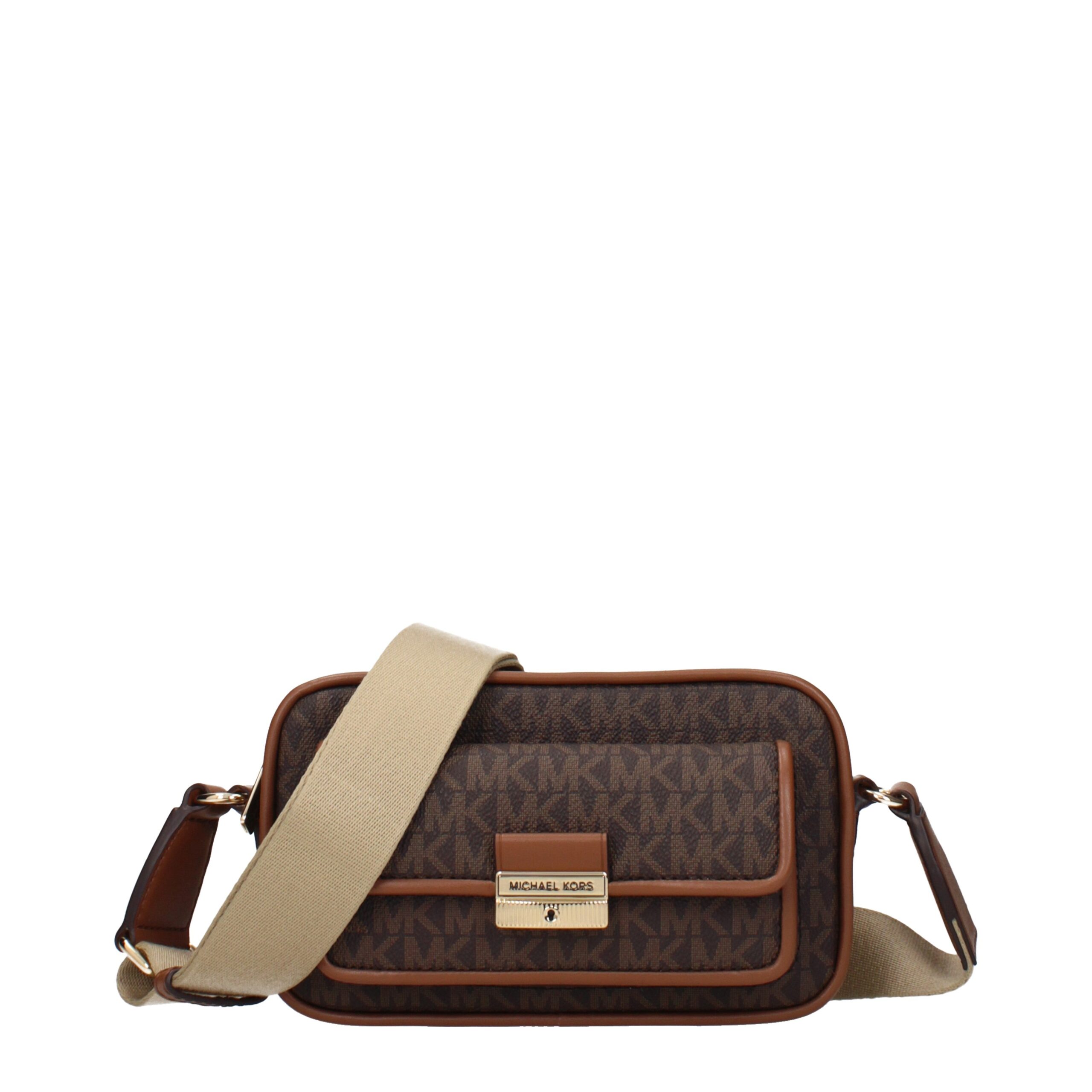Michael Kors Brown Fabric Crossbody Bag Michael Kors Brown Fabric Crossbody Bag